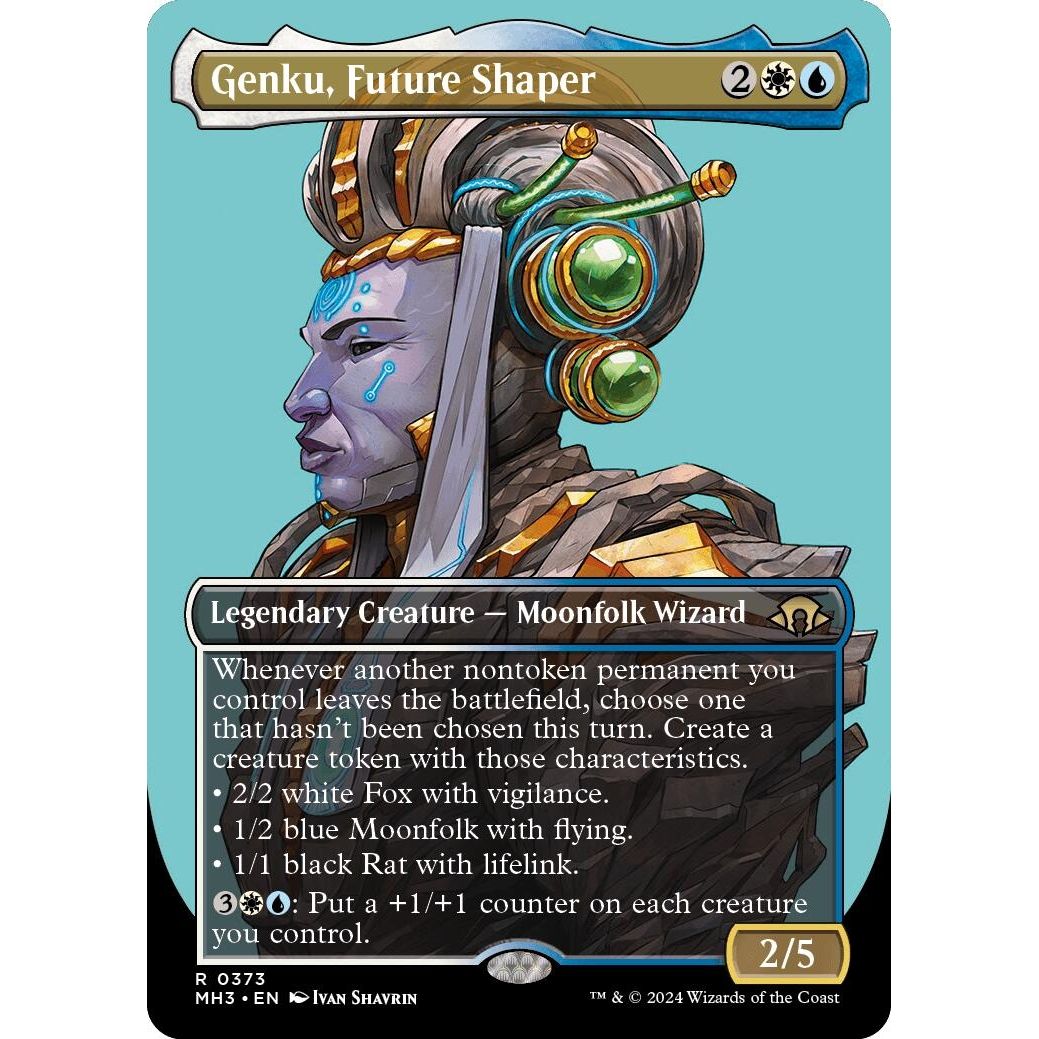 Image for Genku, Future Shaper (Borderless) (373) (MH3) - Magic: The Gathering