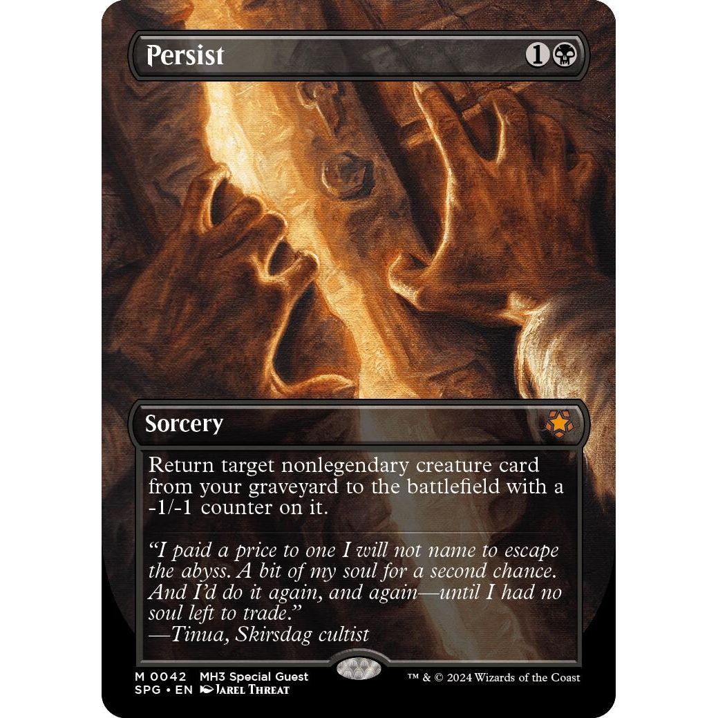 Image for Persist (Borderless) (42) (SPG) - Magic: The Gathering