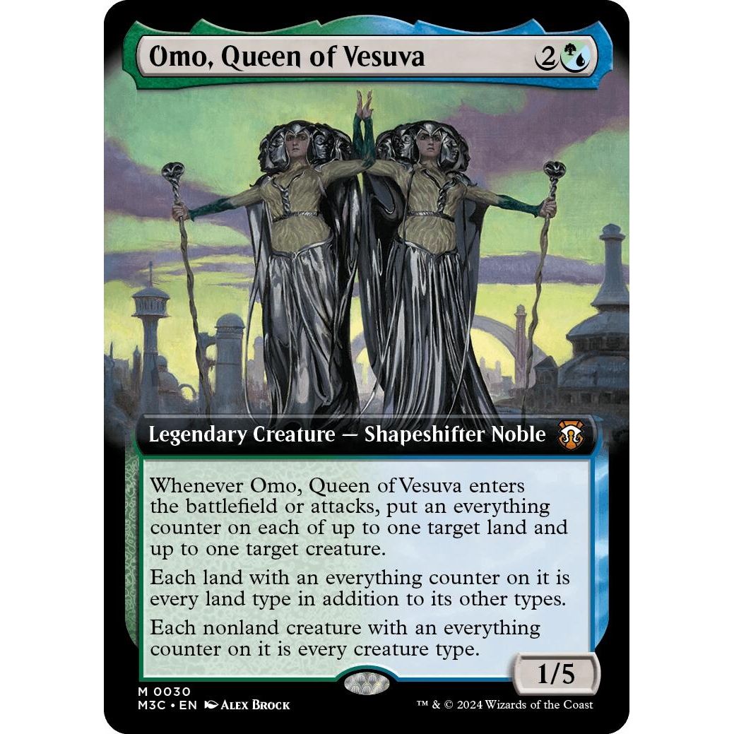 Image for Omo, Queen of Vesuva (Extended Art) (30) (M3C) - Magic: The Gathering