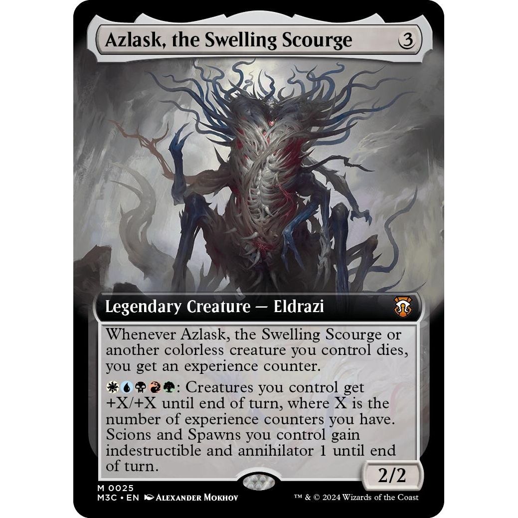 Image for Azlask, the Swelling Scourge (Extended Art) (25) (M3C) - Magic: The Gathering