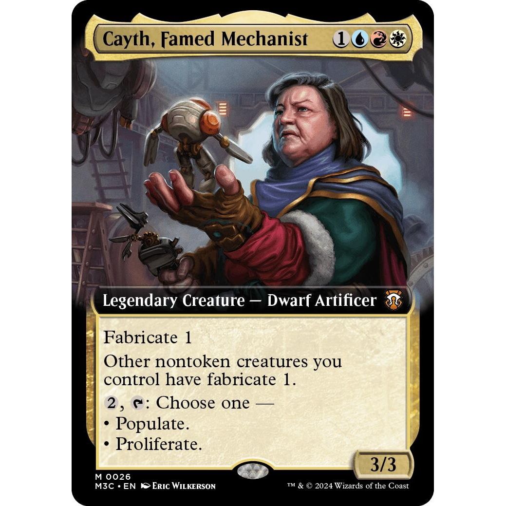 Image for Cayth, Famed Mechanist (Extended Art) (26) (M3C) - Magic: The Gathering