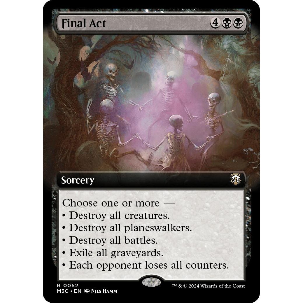 Image for Final Act (Extended Art) (Ripple Foil) (52) (M3C) - Magic: The Gathering