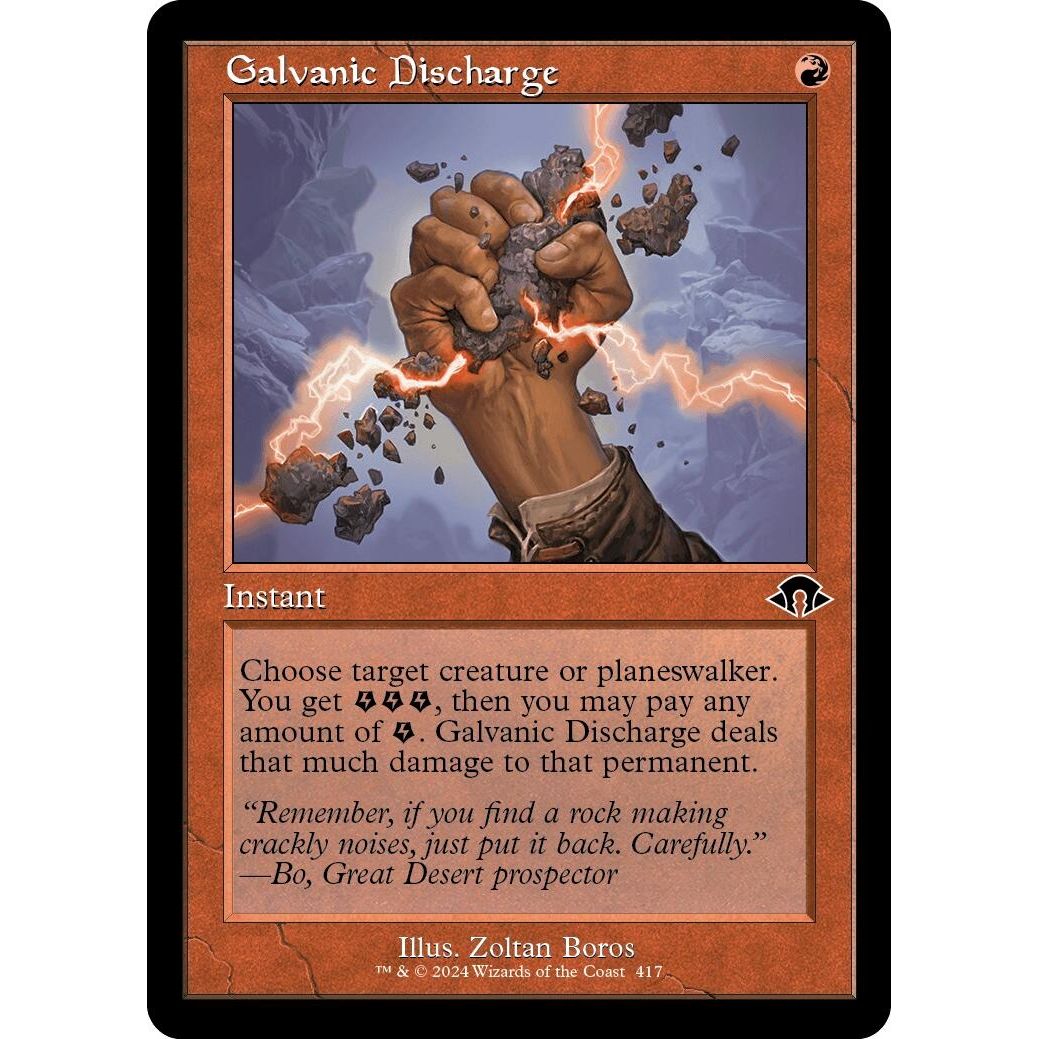 Image for Galvanic Discharge (Retro Frame) (417) (MH3) - Magic: The Gathering