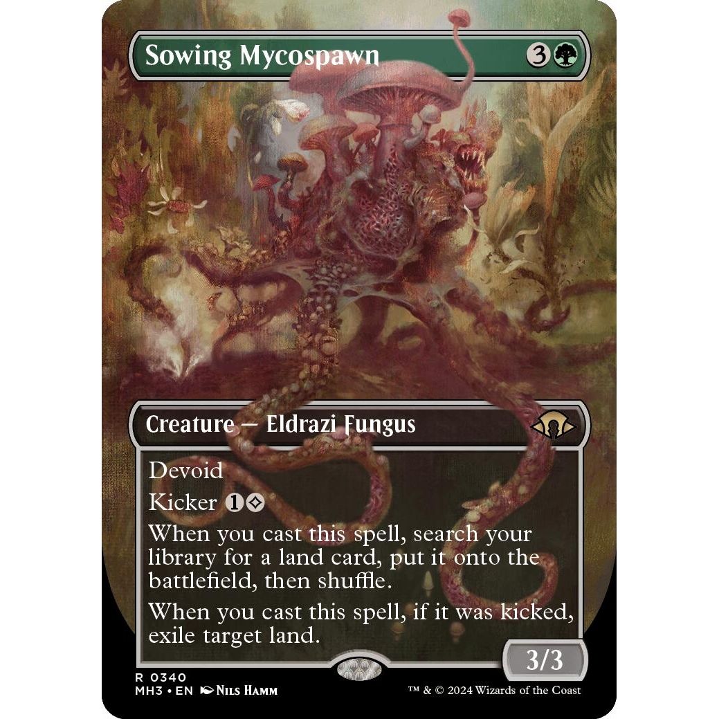 Image for Sowing Mycospawn (Borderless) (340) (MH3) - Magic: The Gathering