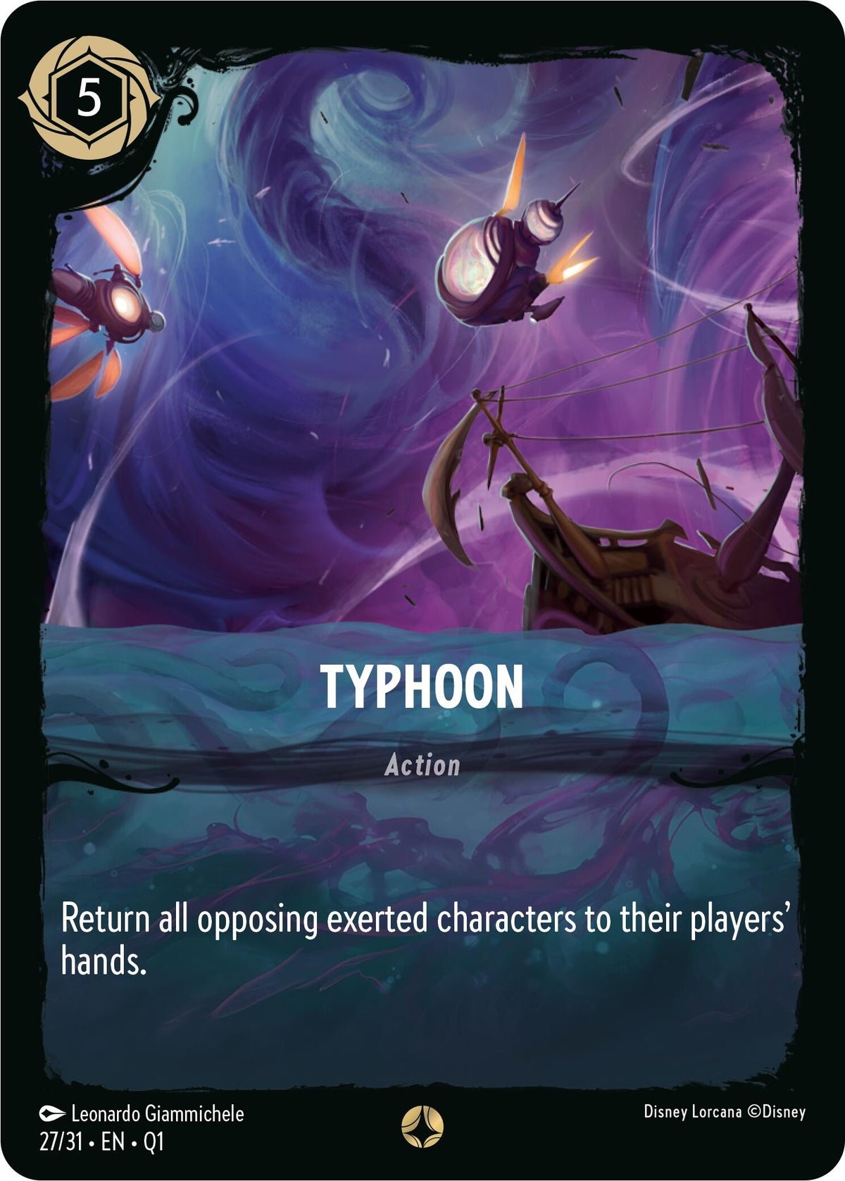 Image for Typhoon (27/31) (Q1) - Disney Lorcana