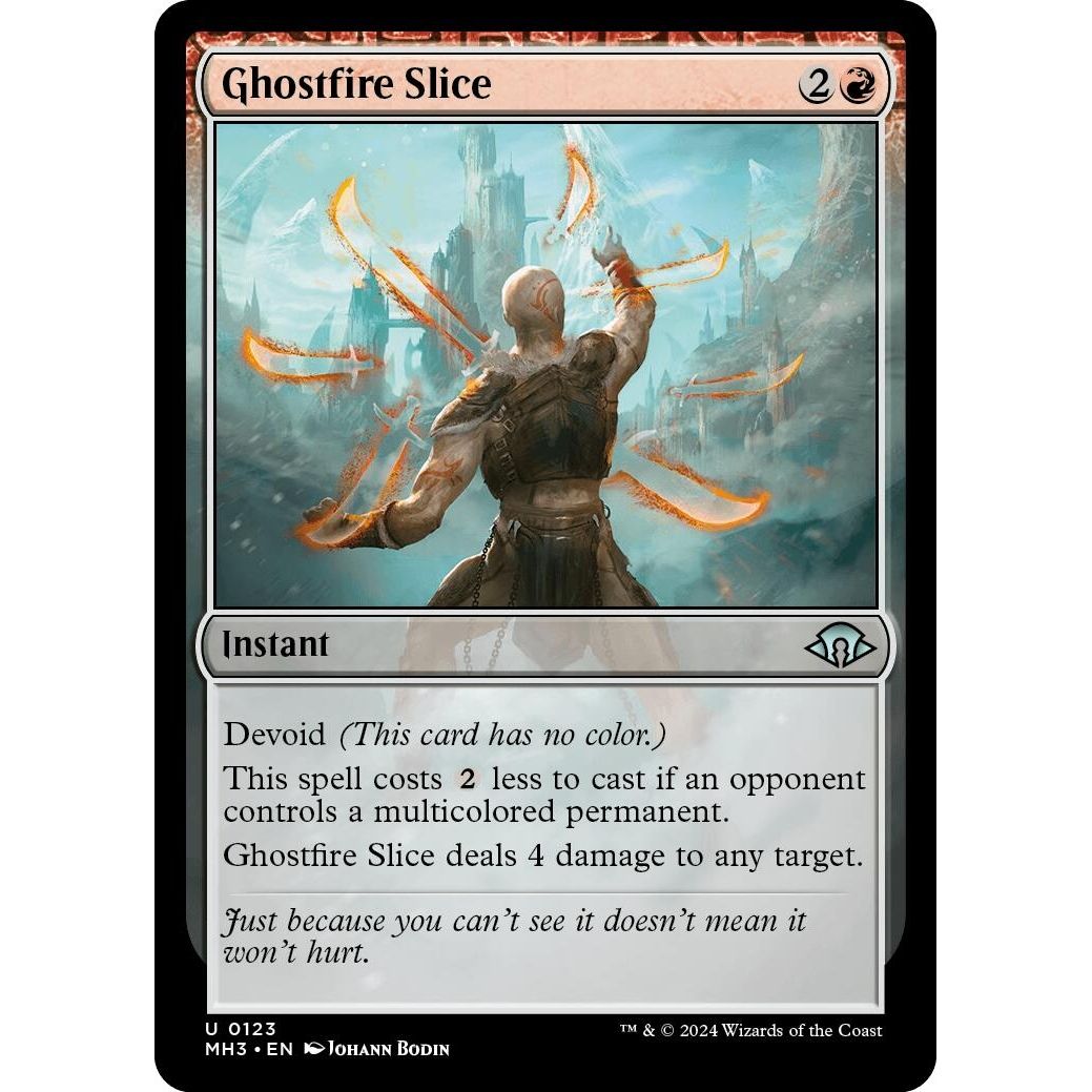Image for Ghostfire Slice (123) (MH3) - Magic: The Gathering