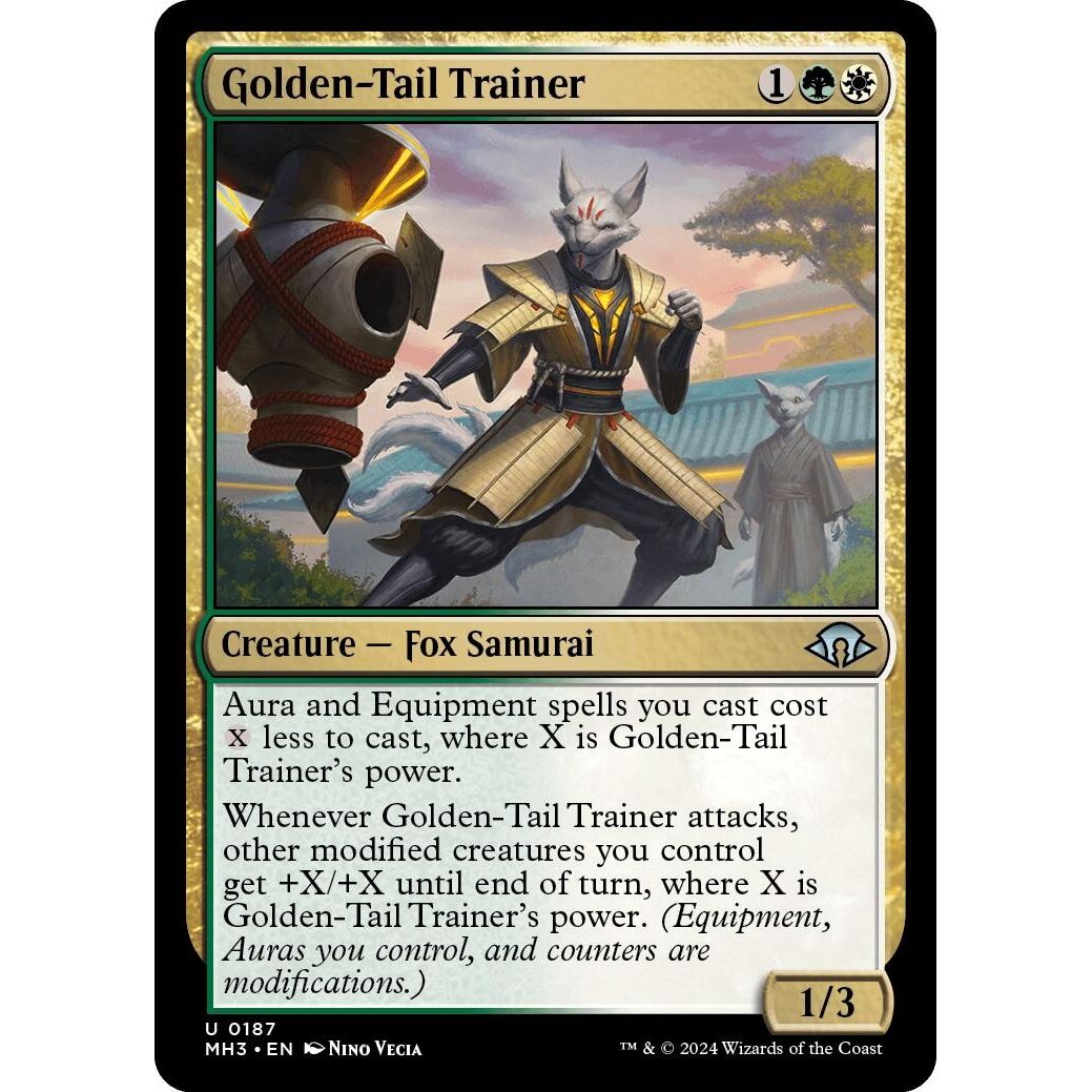 Image for Golden-Tail Trainer (187) (MH3) - Magic: The Gathering