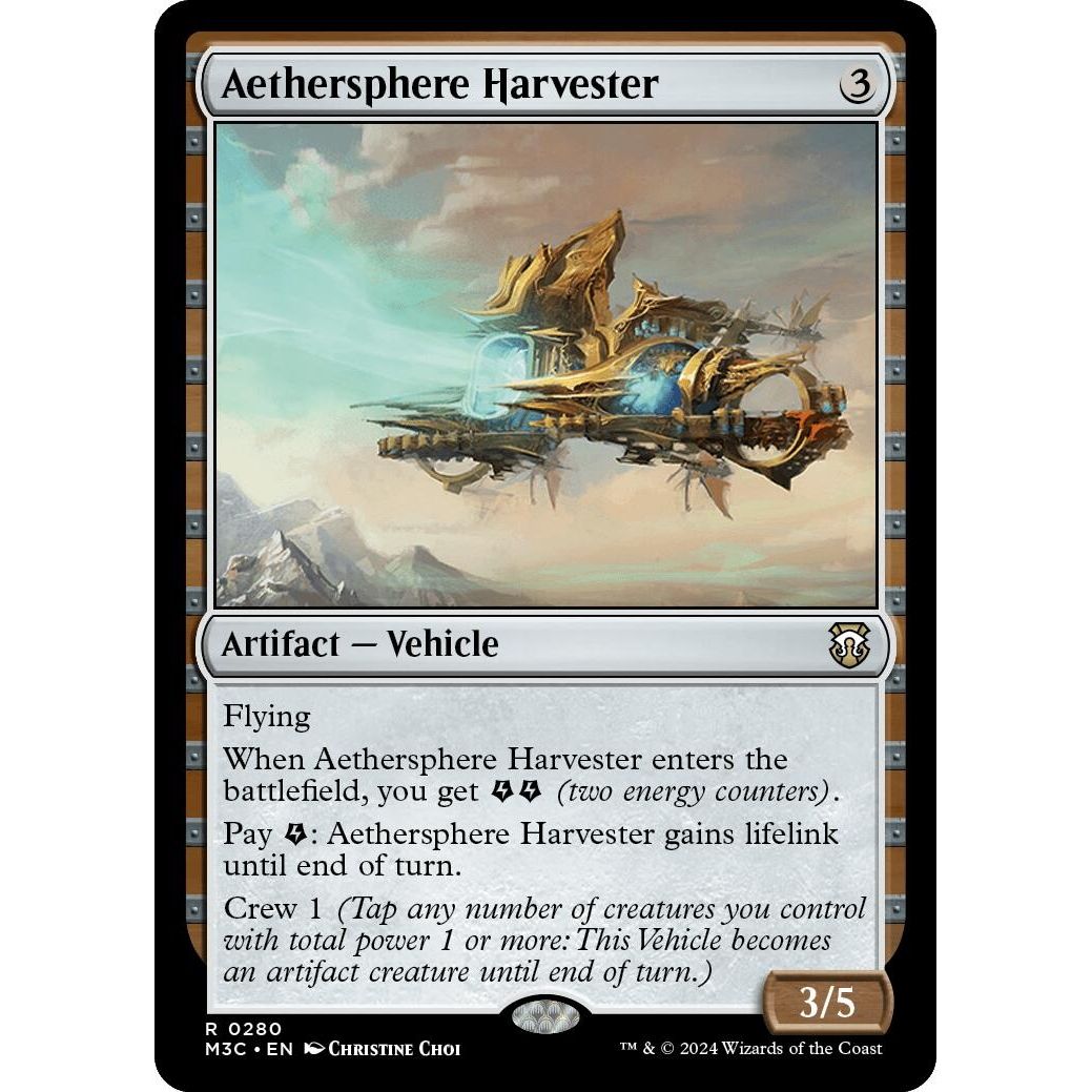 Image for Aethersphere Harvester (280) (M3C) - Magic: The Gathering