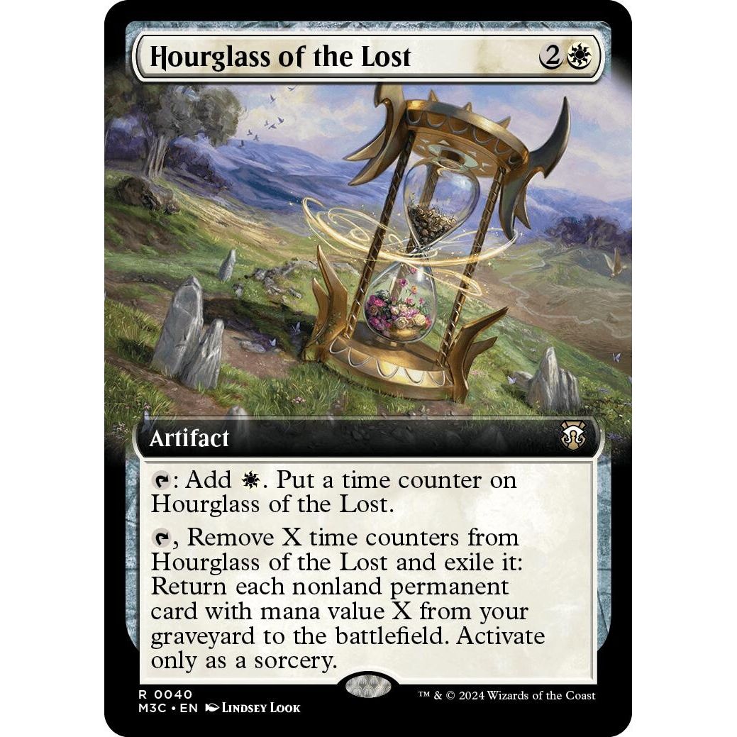 Image for Hourglass of the Lost (Extended Art) (Ripple Foil) (40) (M3C) - Magic: The Gathering