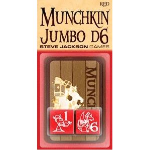 Image for Munchkin Jumbo D6 - Red - Boardgames