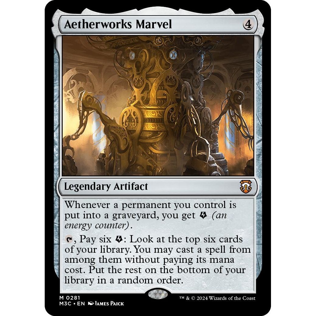 Image for Aetherworks Marvel (Ripple Foil) (281) (M3C) - Magic: The Gathering