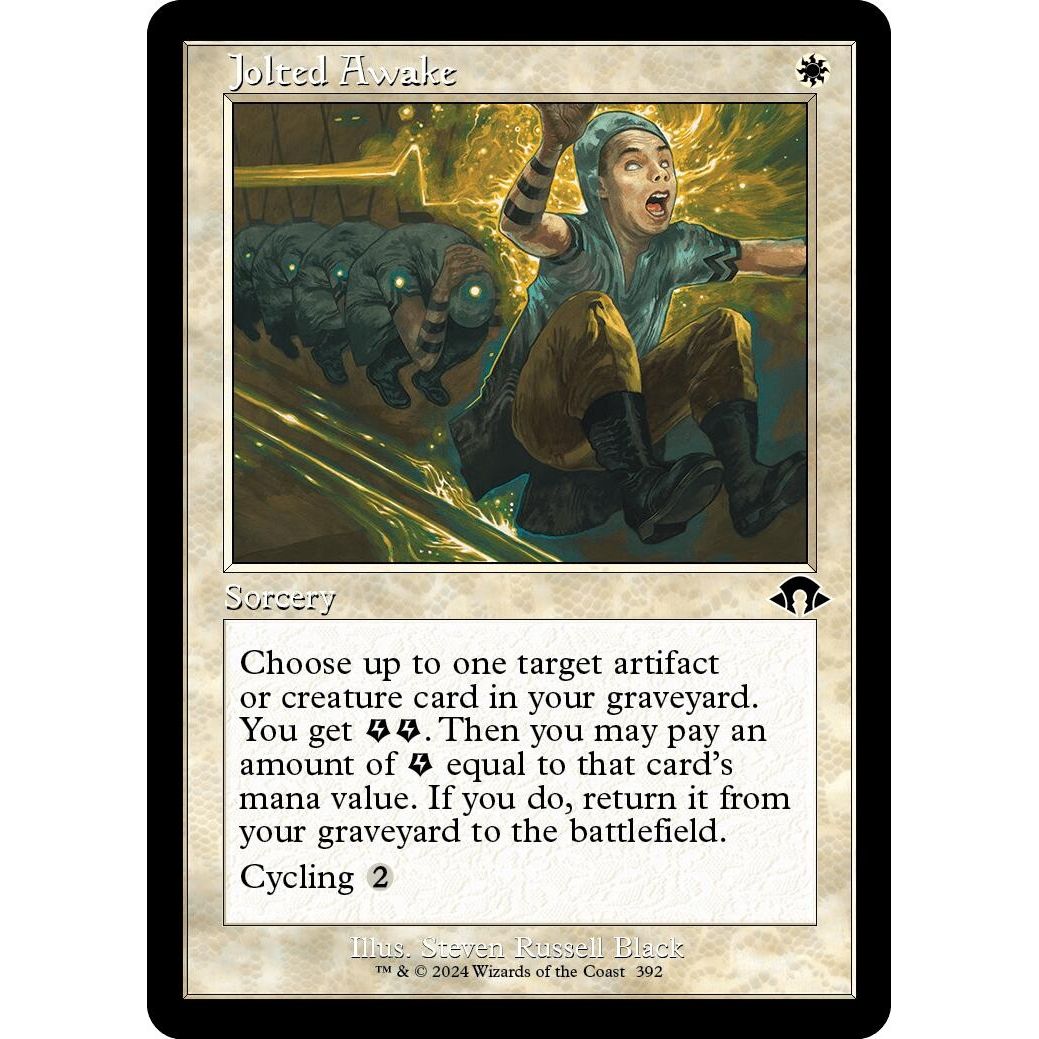 Image for Jolted Awake (Retro Frame) (392) (MH3) - Magic: The Gathering