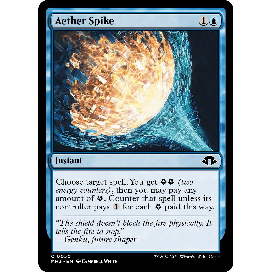 Image for Aether Spike (50) (MH3) - Magic: The Gathering