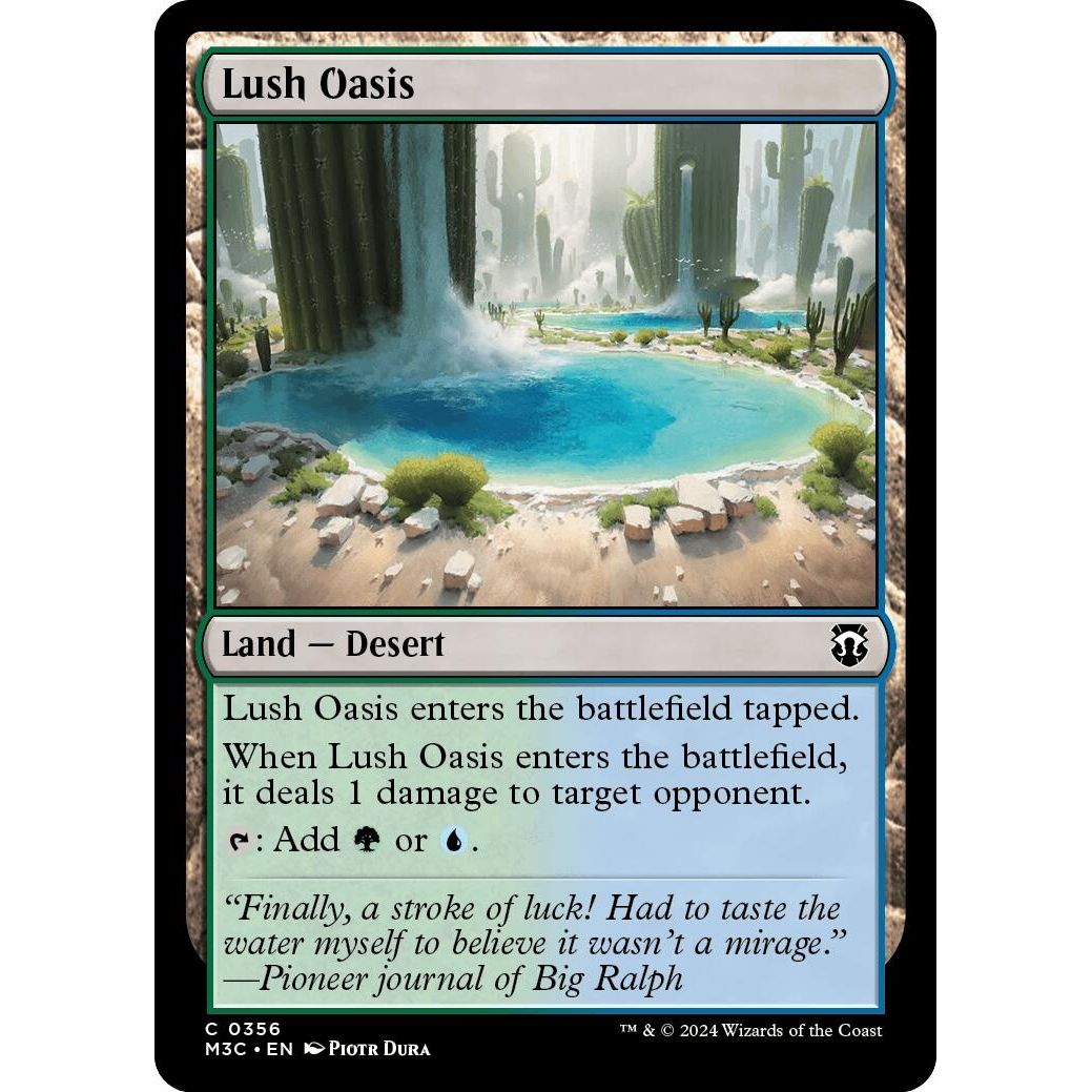 Image for Lush Oasis (356) (M3C) - Magic: The Gathering
