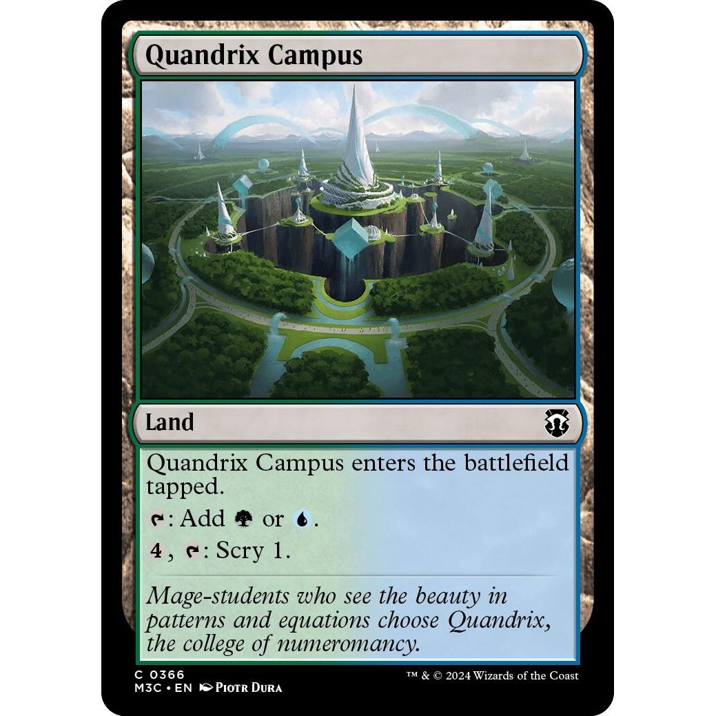 Image for Quandrix Campus (366) (M3C) - Magic: The Gathering