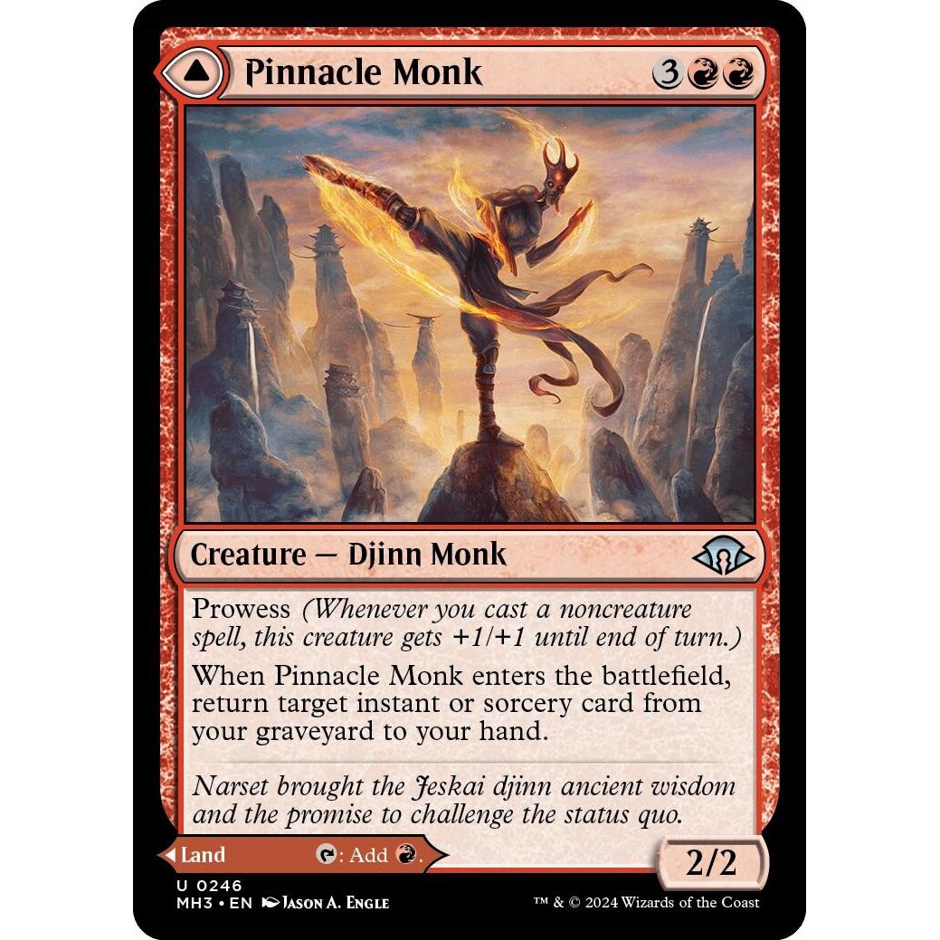 Image for Pinnacle Monk (246) (MH3) - Magic: The Gathering