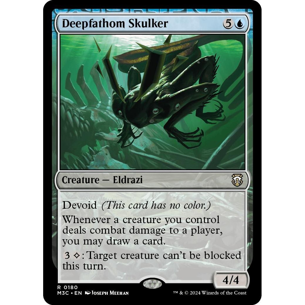 Image for Deepfathom Skulker (Ripple Foil) (180) (M3C) - Magic: The Gathering