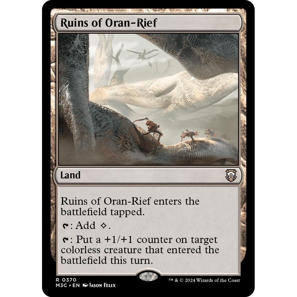 Image for Ruins of Oran-Rief (Ripple Foil) (370) (M3C) - Magic: The Gathering