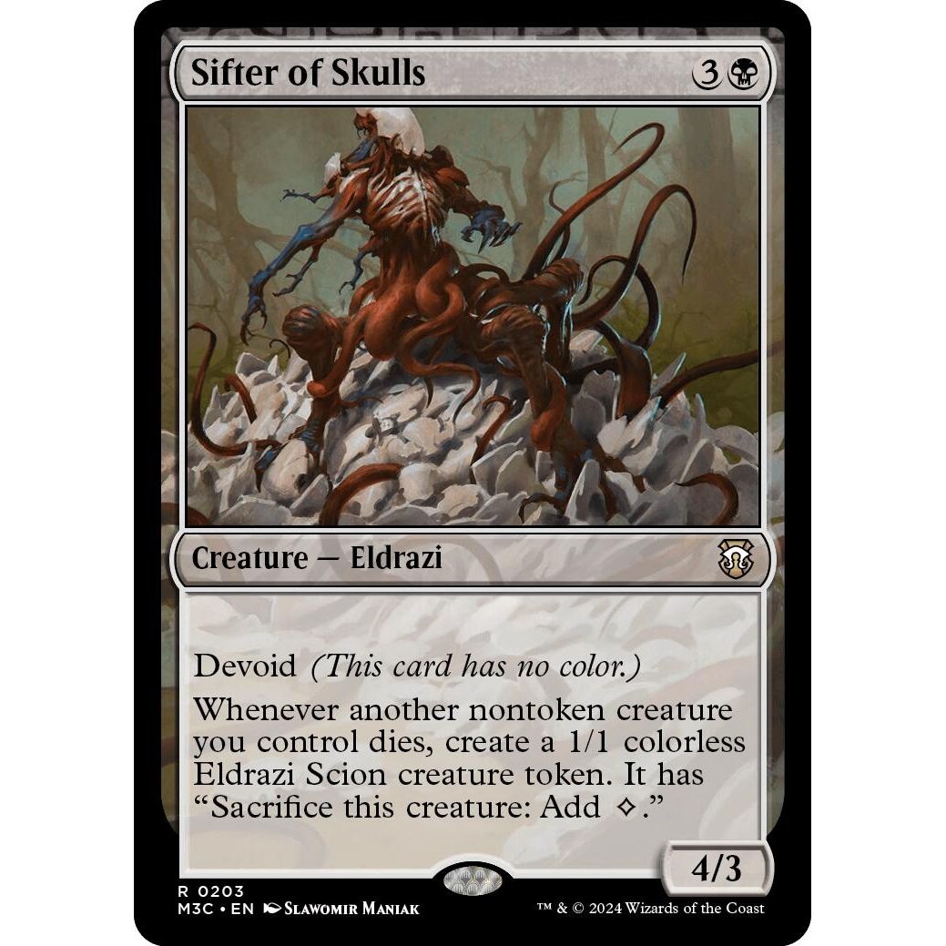 Image for Sifter of Skulls (Ripple Foil) (203) (M3C) - Magic: The Gathering