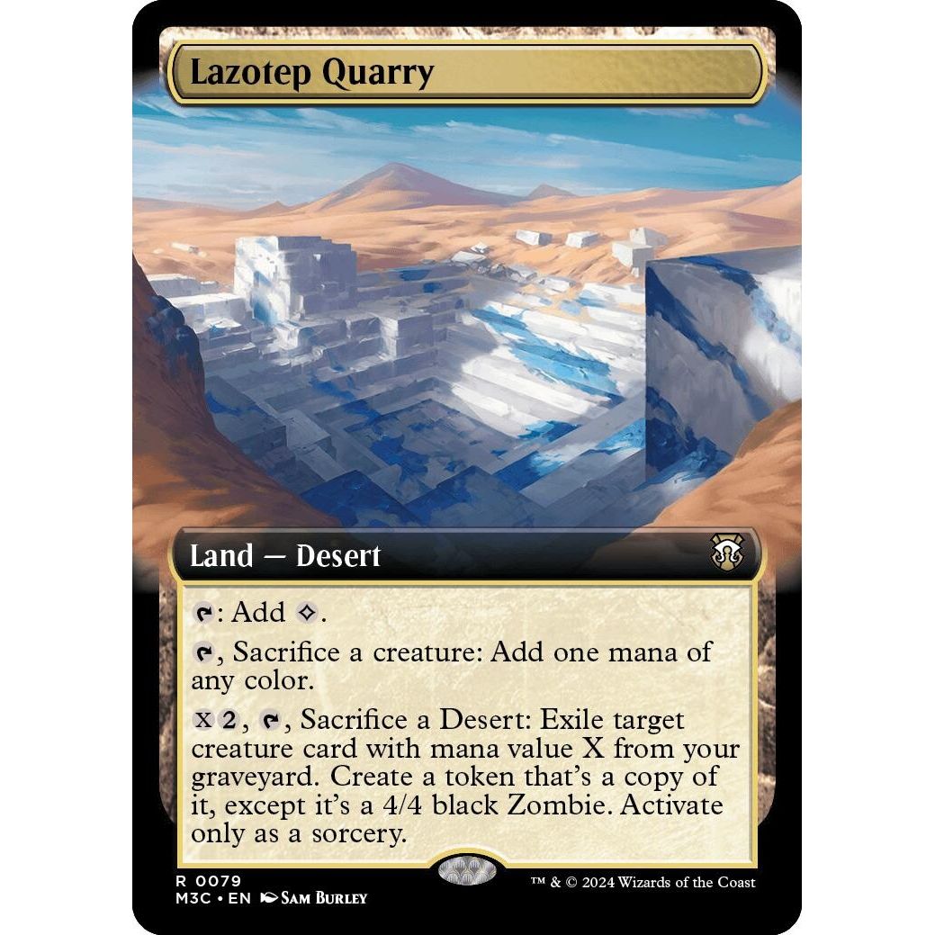Image for Lazotep Quarry (Extended Art) (79) (M3C) - Magic: The Gathering
