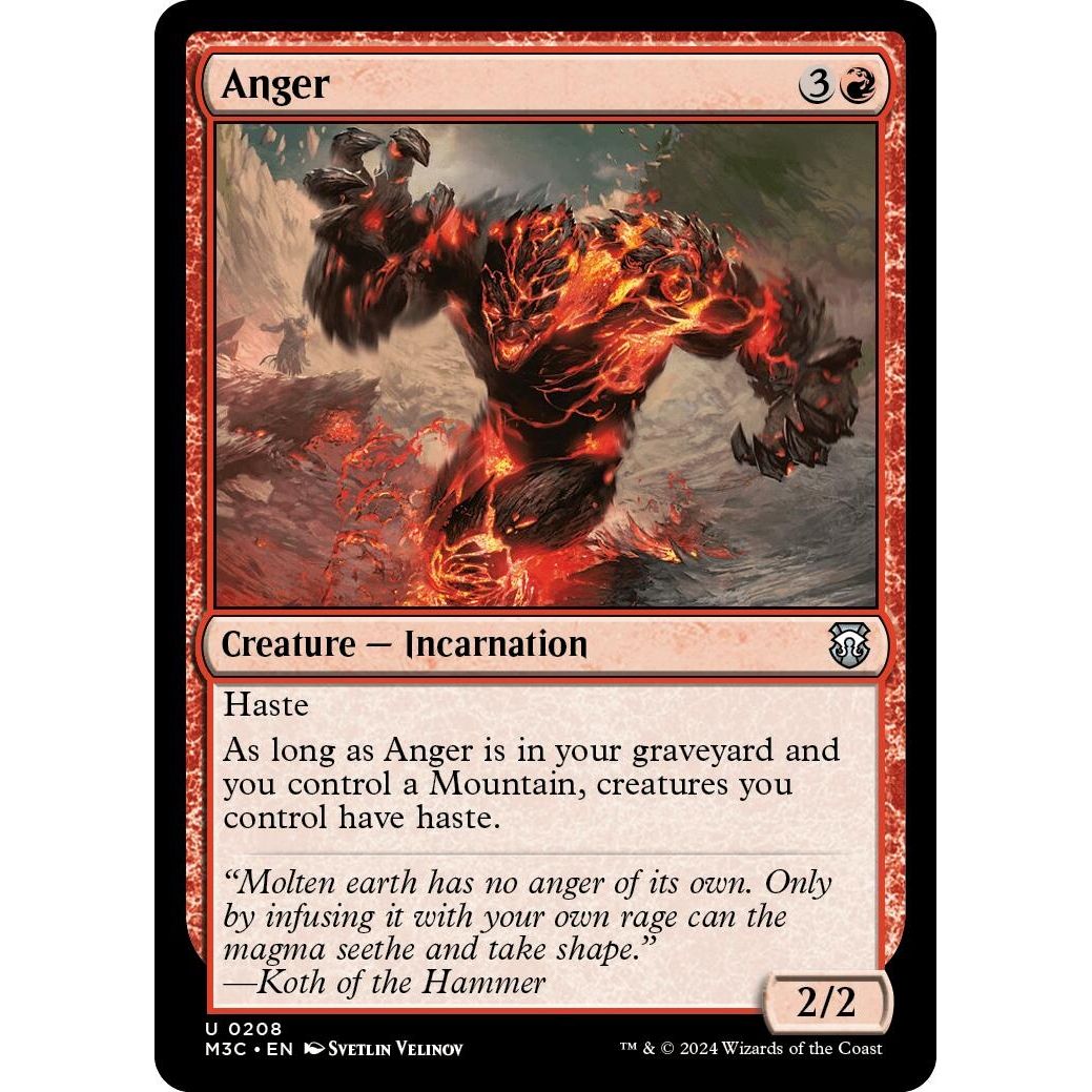 Image for Anger (208) (M3C) - Magic: The Gathering