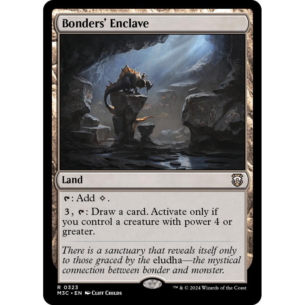 Image for Bonders' Enclave (Ripple Foil) (323) (M3C) - Magic: The Gathering