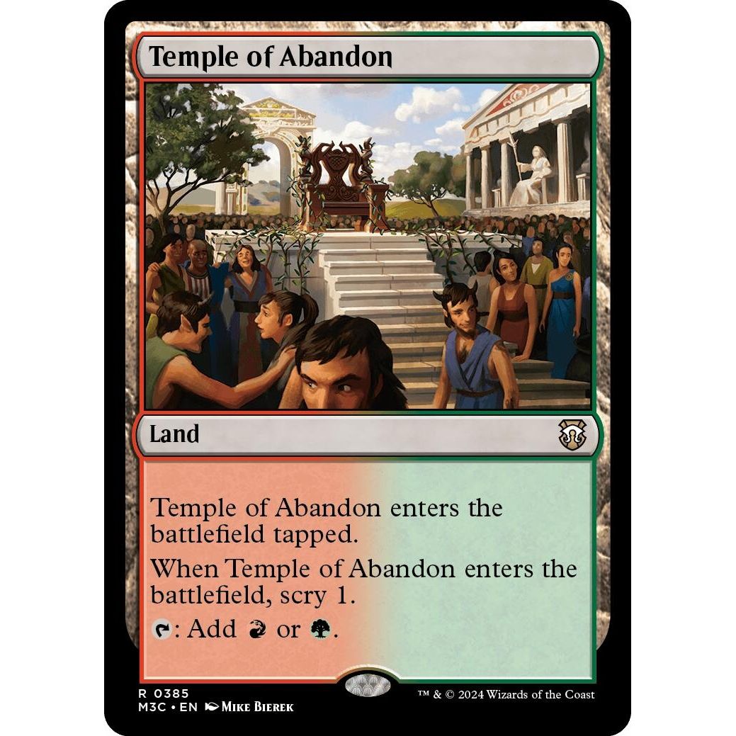 Image for Temple of Abandon (385) (M3C) - Magic: The Gathering