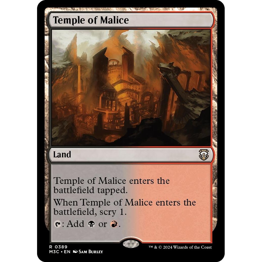 Image for Temple of Malice (389) (M3C) - Magic: The Gathering