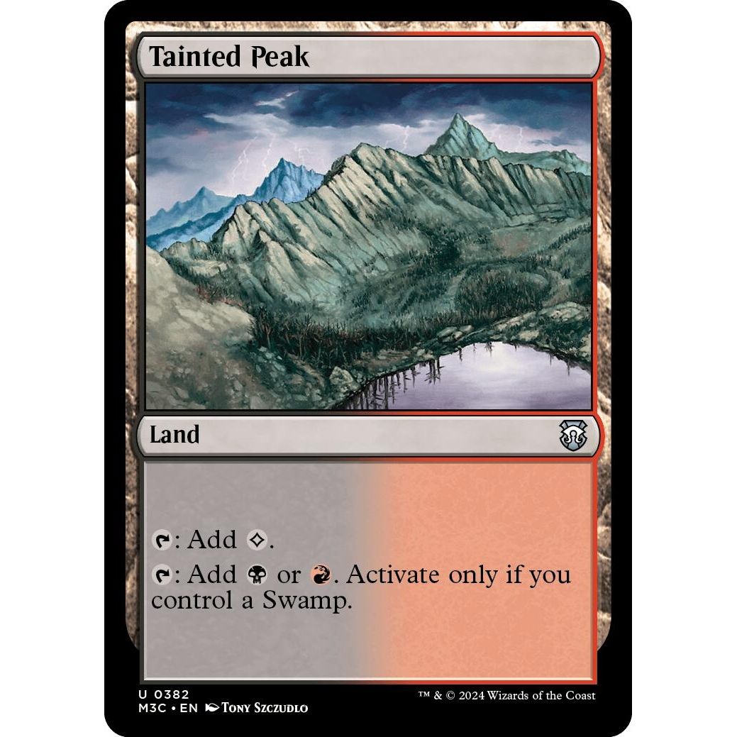 Image for Tainted Peak (382) (M3C) - Magic: The Gathering