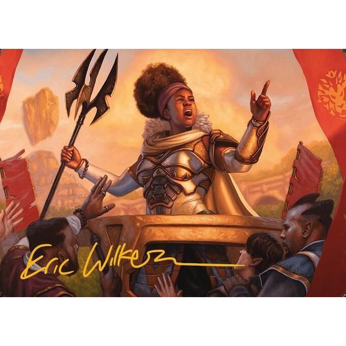 Image for Recruiter of the Guard Art Card (Gold-Stamped Signature) (21) (ASMH3) - Magic: The Gathering