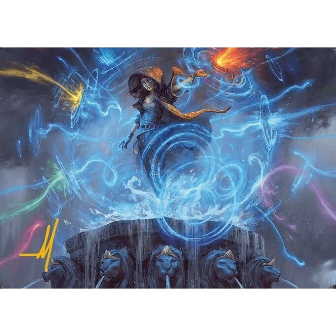 Image for Flusterstorm Art Card (Gold-Stamped Signature) (54) (ASMH3) - Magic: The Gathering