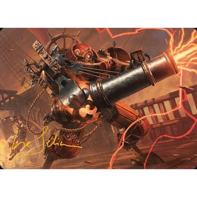 Image for Blaster Hulk Art Card (Gold-Stamped Signature) (31) (ASMH3) - Magic: The Gathering