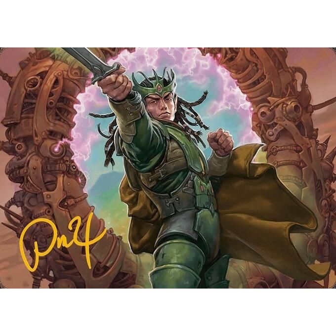 Image for Eladamri, Korvecdal Art Card (Gold-Stamped Signature) (9) (ASMH3) - Magic: The Gathering
