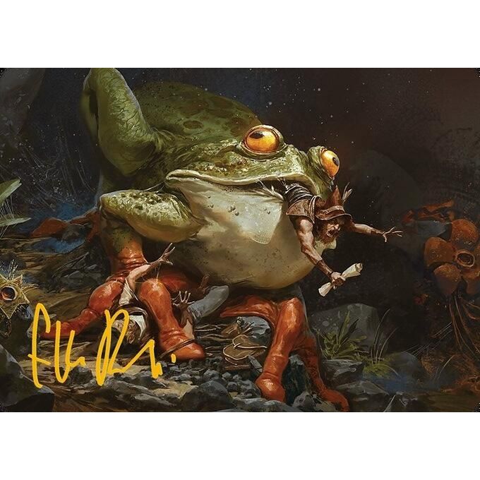 Image for Rampant Frogantua Art Card (Gold-Stamped Signature) (32) (ASMH3) - Magic: The Gathering