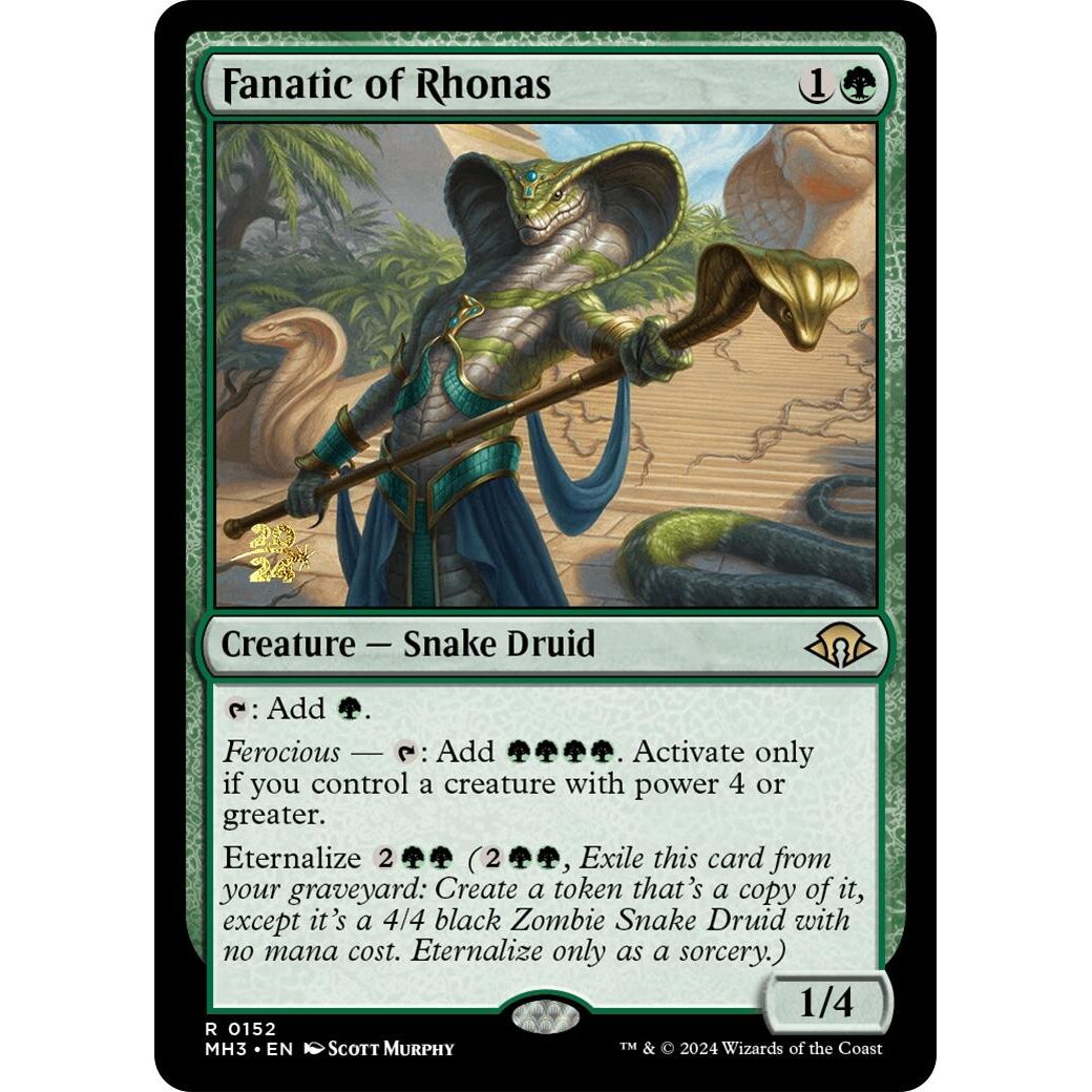 Image for Fanatic of Rhonas (152) (PRE) - Magic: The Gathering