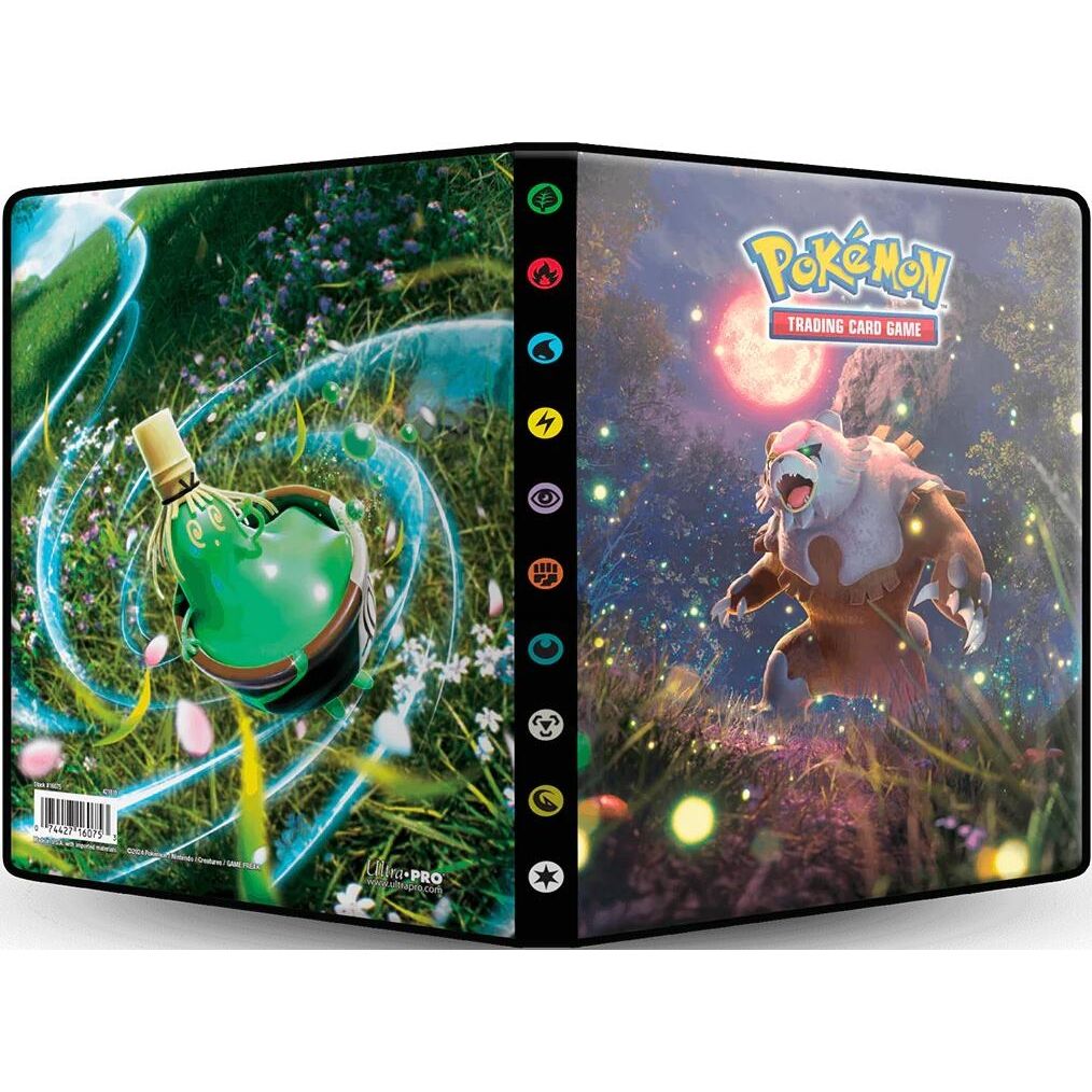 Image for Pokemon Scarlet and Violet Bloodmoon Ursaluna and Sinistcha 4-Pocket Portfolio - Storage Albums