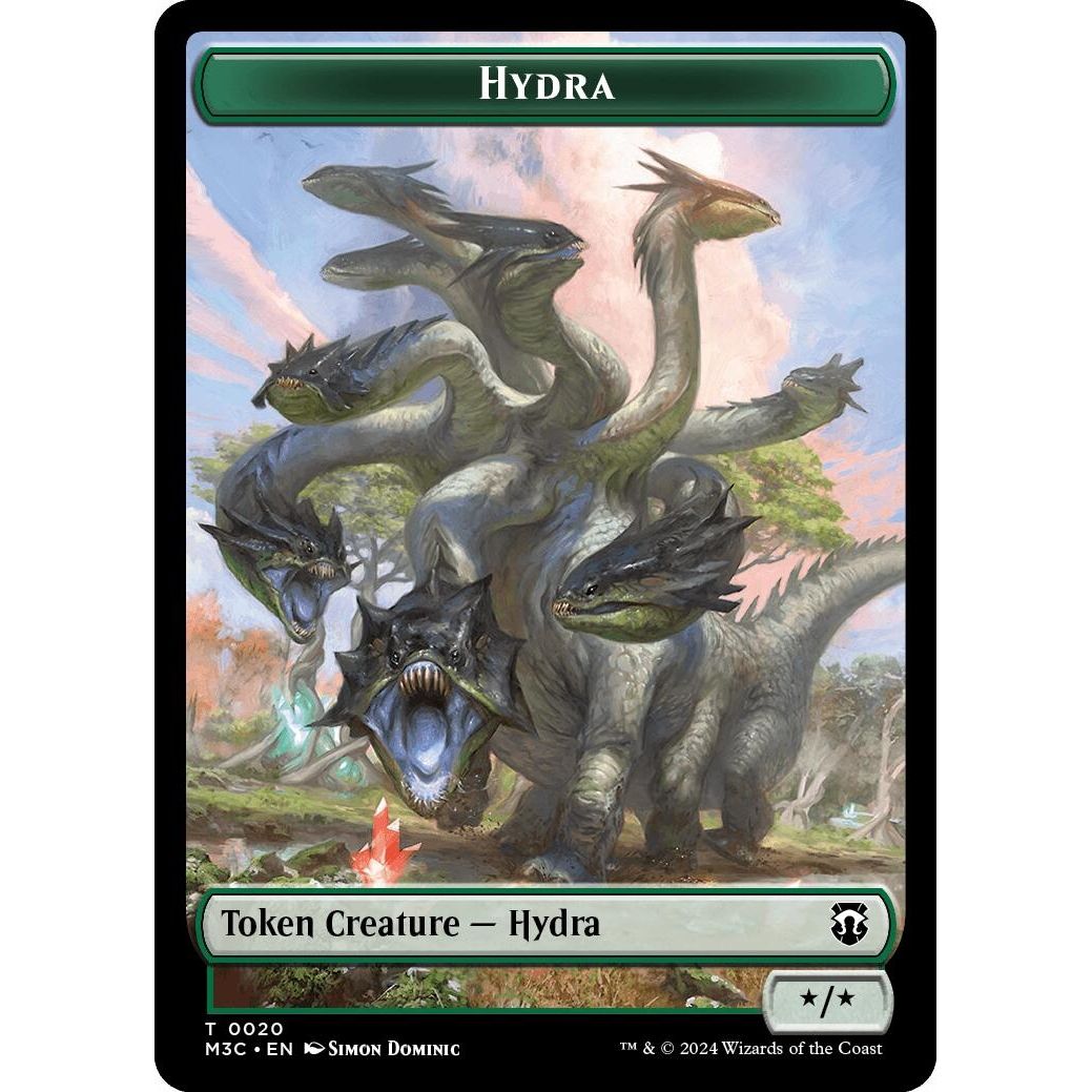 Image for Hydra // Boar Double-Sided Token (20 // 17) (M3C) - Magic: The Gathering