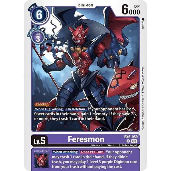 Image for Feresmon (EX6-050 U) (EX06) - Digimon Card Game