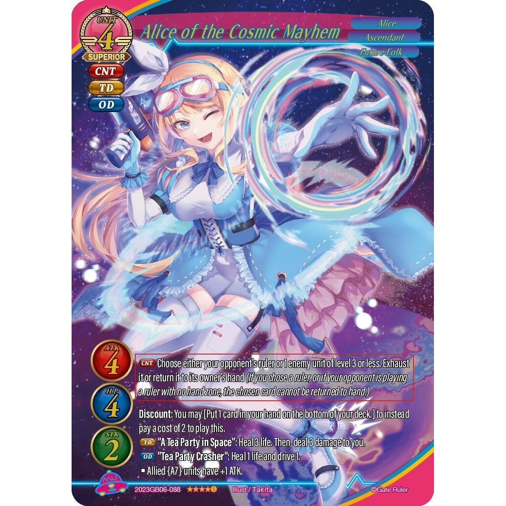 Image for Alice of the Cosmic Mayhem (2023GB06-088) - Gate Ruler