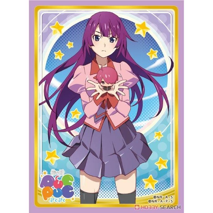Image for Broccoli Character Sleeve: Monogatari Series Puku Puku - Hitagi Senjogahara (80 pack) - Card Sleeves