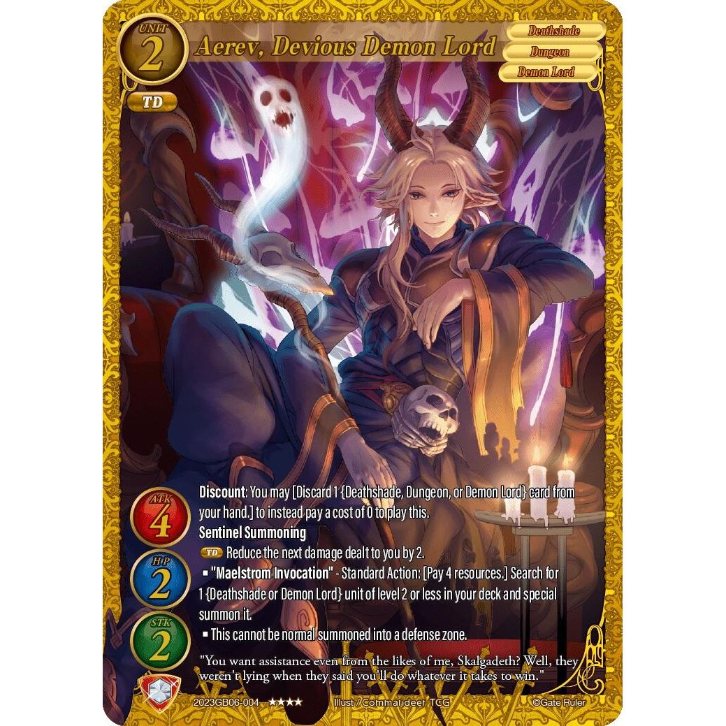 Image for Aerev, Devious Demon Lord (2023GB06-004) - Gate Ruler