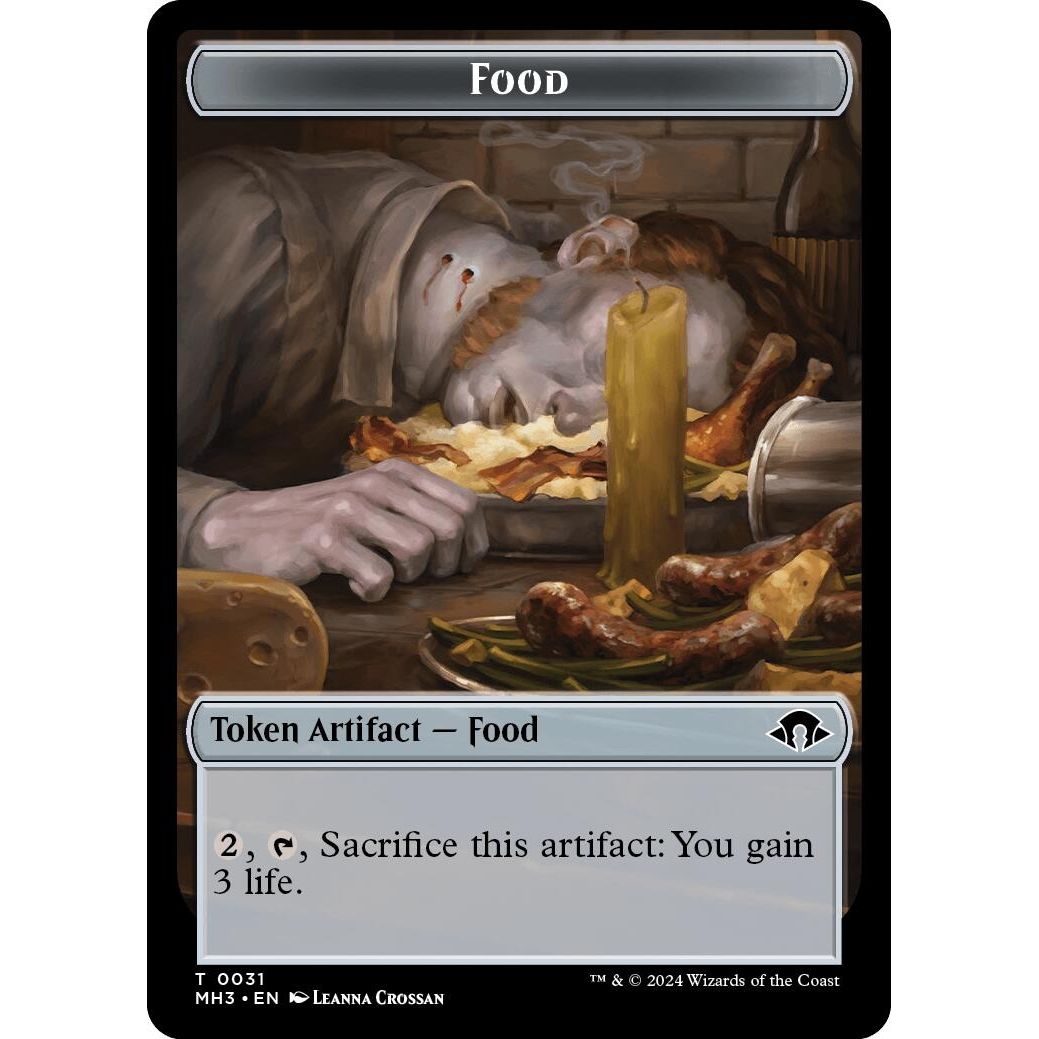 Image for Food // Energy Reserve Double-Sided Token (31 // 36) (MH3) - Magic: The Gathering