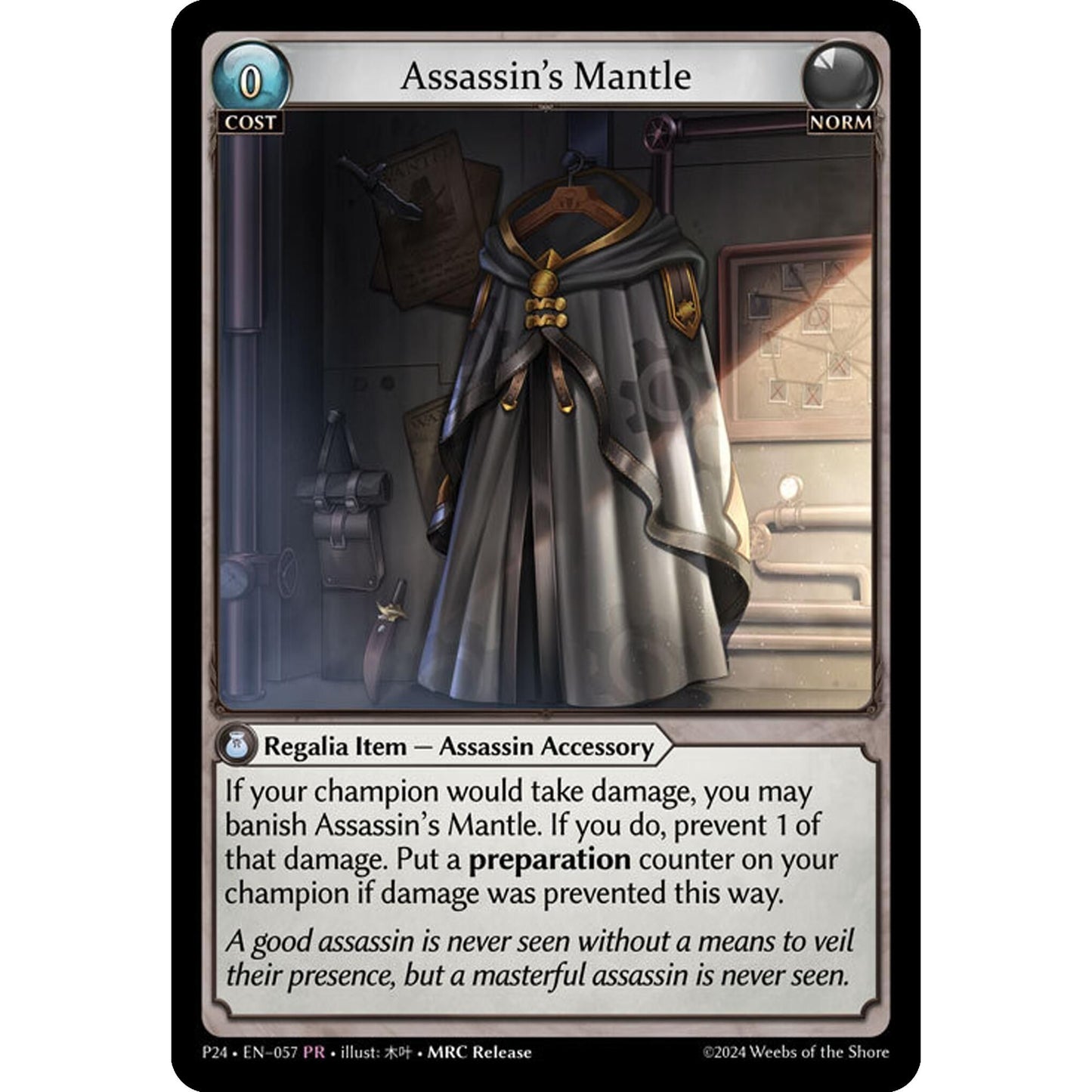 Image for Assassin's Mantle (057) (P) - Grand Archive TCG