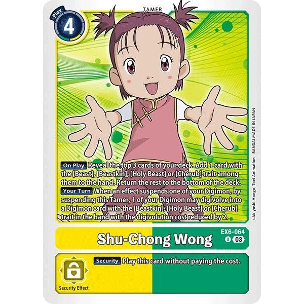 Image for Shu-Chong Wong (EX6-064 U) (EX06) - Digimon Card Game