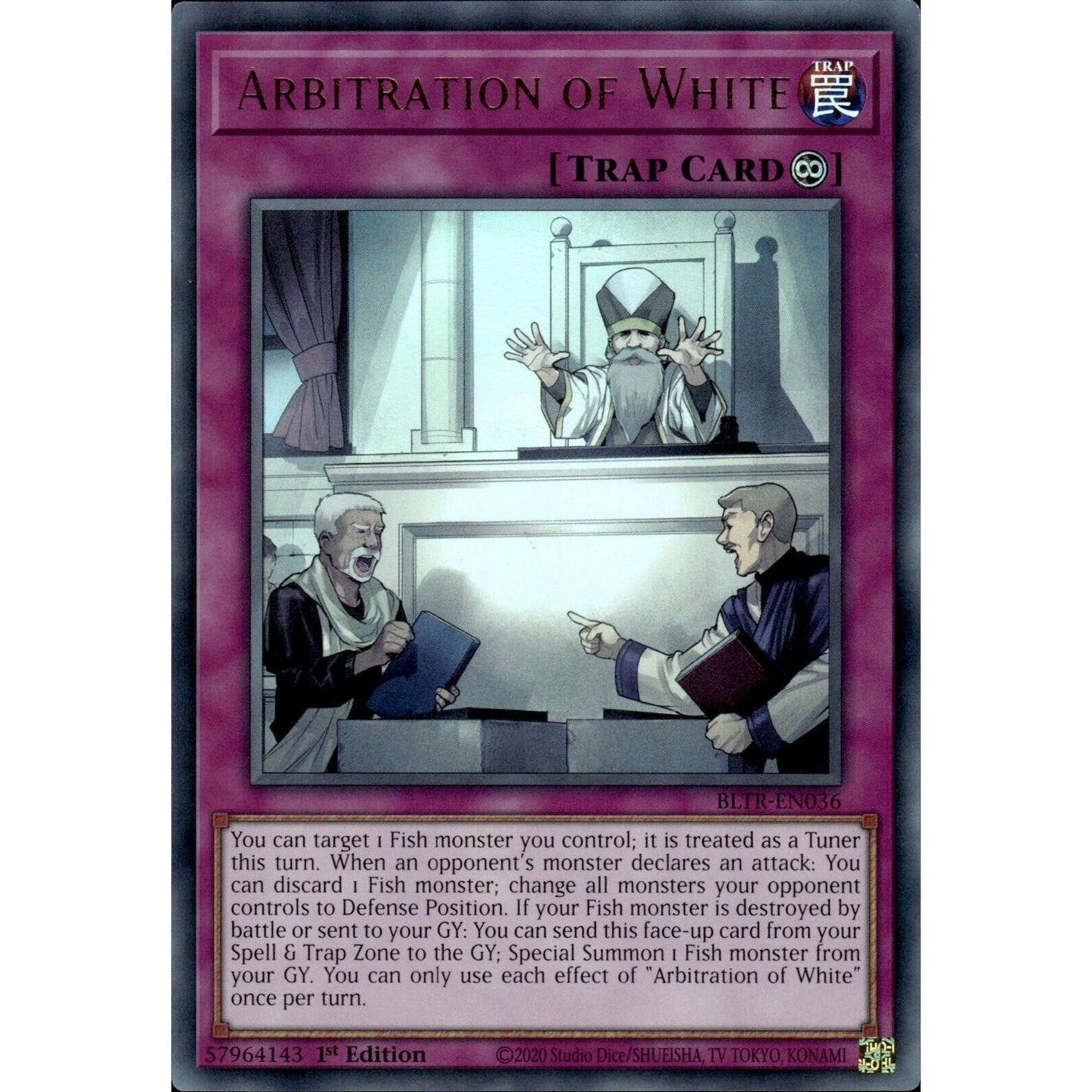 Image for Arbitration of White (BLTR-EN036) (BLTR) - YuGiOh