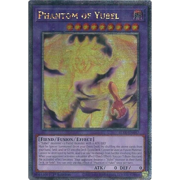 Image for Phantom of Yubel (Quarter Century Secret Rare) (BLTR-EN047) (BLTR) - YuGiOh