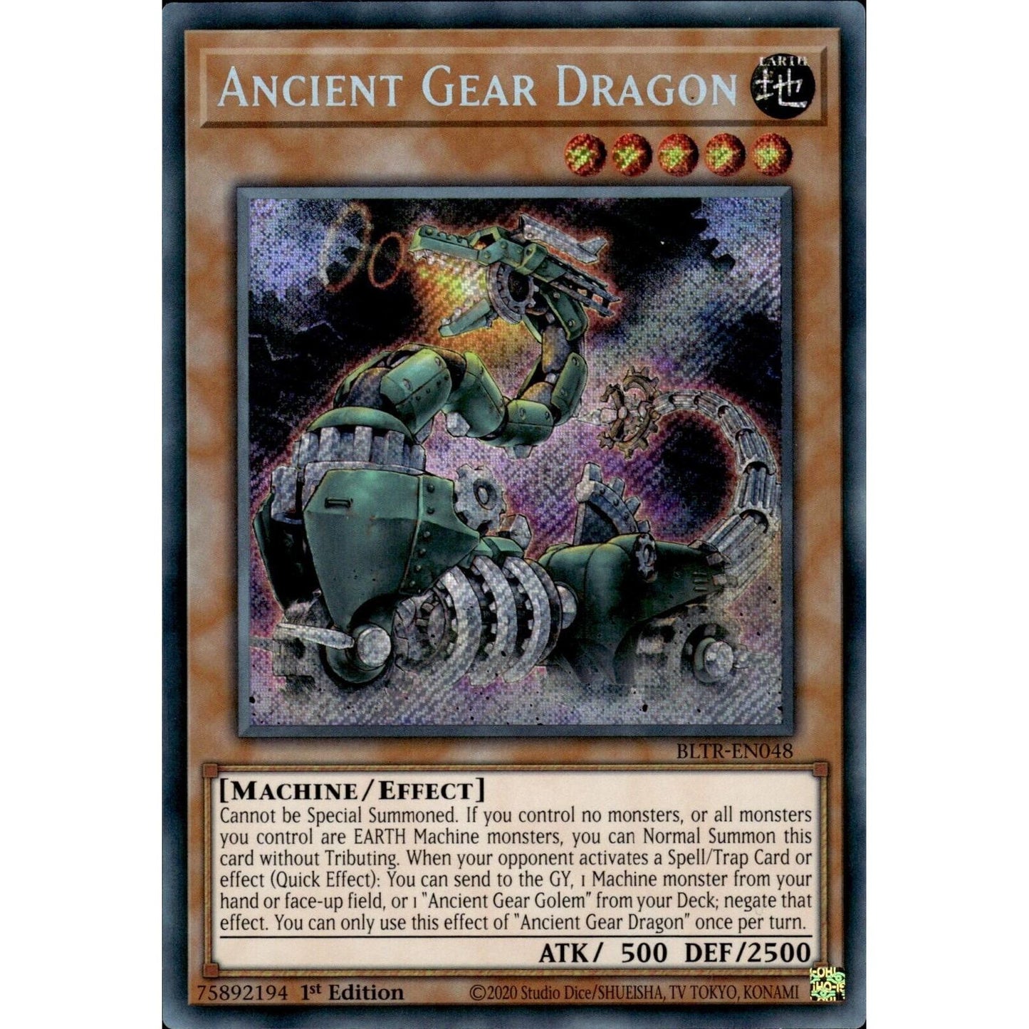 Image for Ancient Gear Dragon (BLTR-EN048) (BLTR) - YuGiOh
