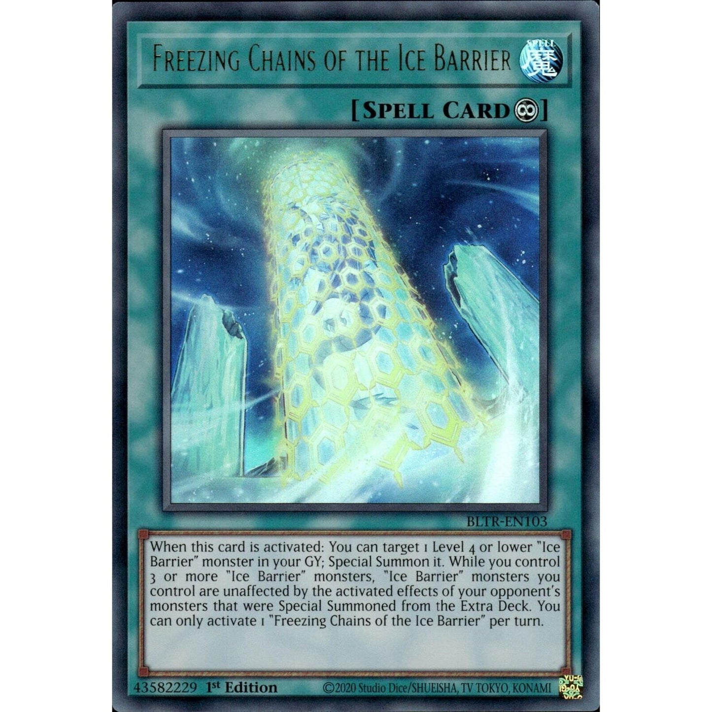 Image for Freezing Chains of the Ice Barrier (BLTR-EN103) (BLTR) - YuGiOh