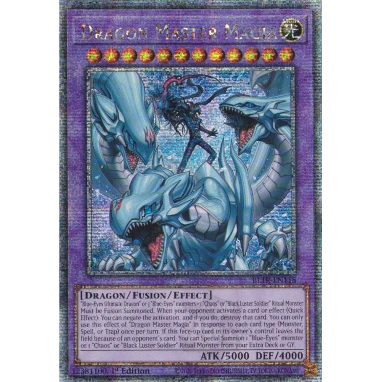 Image for Dragon Master Magia (Quarter Century Secret Rare) (BLTR-EN118) (BLTR) - YuGiOh