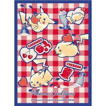 Image for Pokemon TCG: Pokemon Center Japan Exclusive Card Sleeves - Pikachu and Cherrim (64-Pack) - Card Sleeves